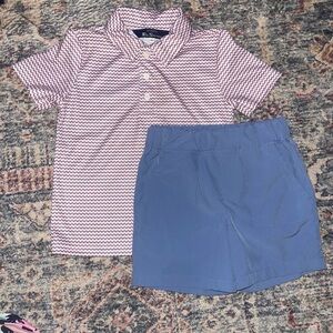 Ben Sherman Kids Polo Set - Red and Blue